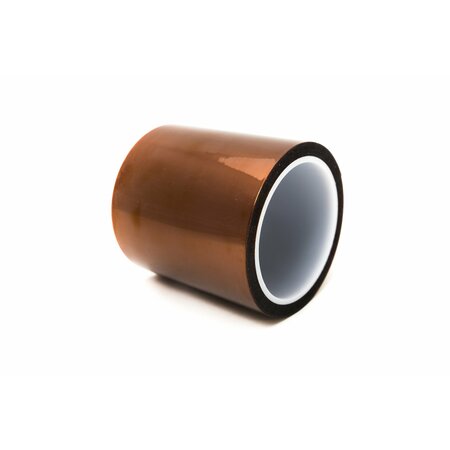 BERTECH High-Temperature Kapton Tape, 1 Mil Thick, 10 In. Wide x 36 Yards Long, Amber KPT-10